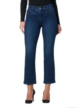 Frame le Crop mini boot dark blue jeans